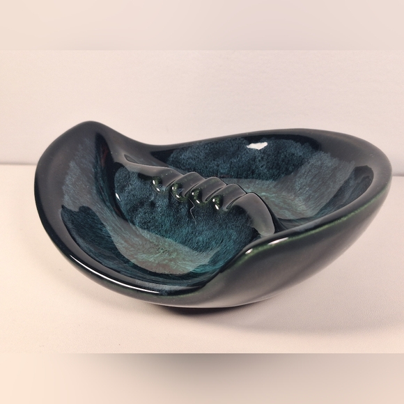 Green retro ashtray - Picture 1 of 15